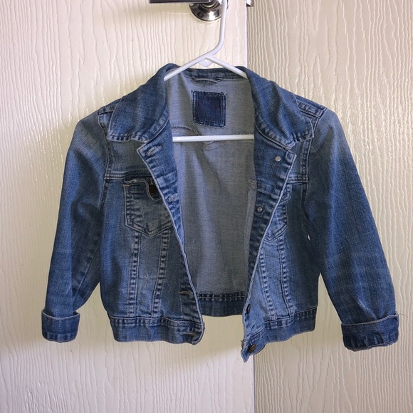 Vintage Jackets & Blazers - Vintage cropped jean jacket